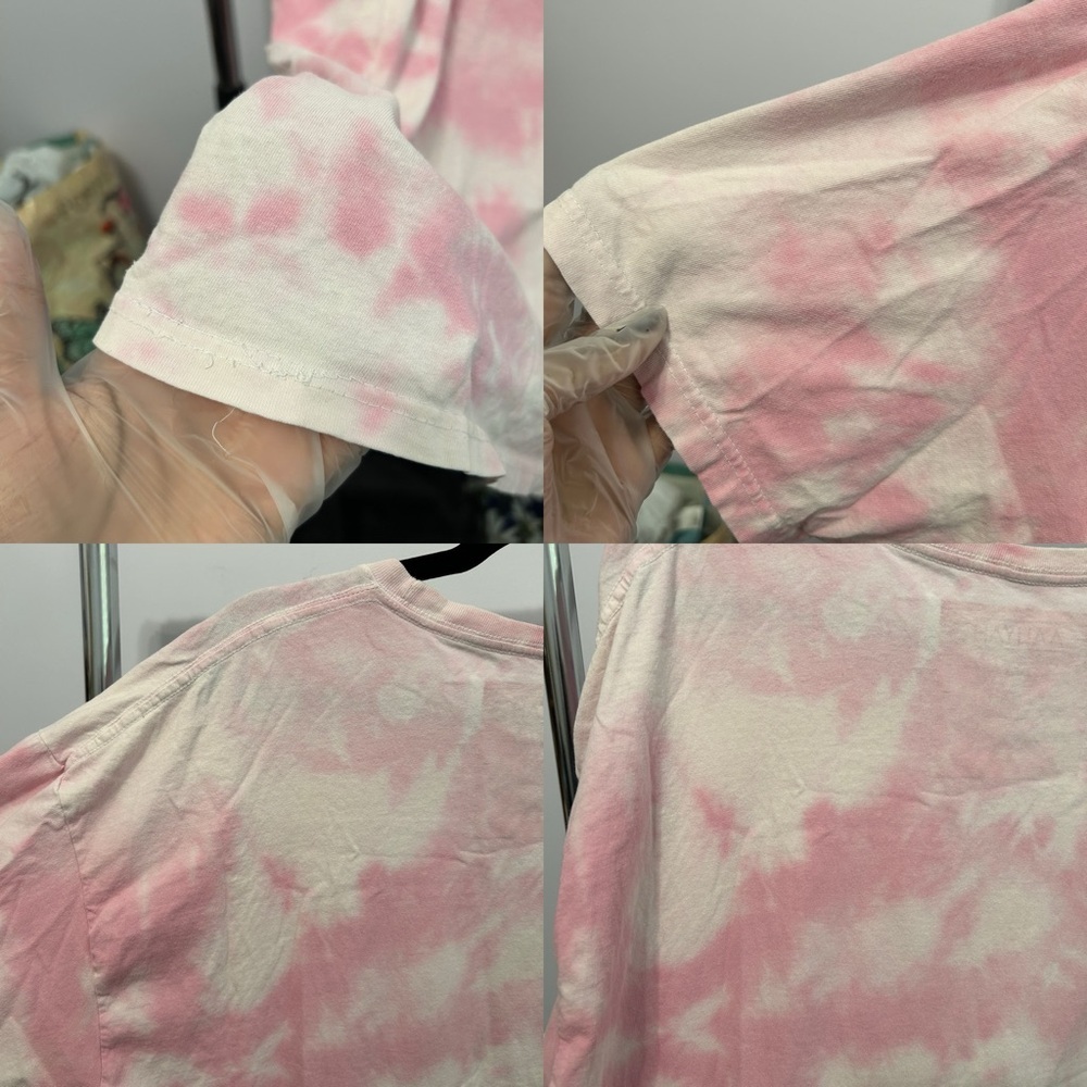 Aaliyah Pink Tie Dye Graphic Tshirt Size Large - "Ashlee" - Picture 13 of 16